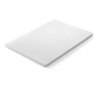 HENDI Tabla de cortar lisa, 600x400x(H)20mm, blanco, HDPE