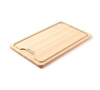 HENDI Tabla de cortar tallada - Madera clara - 390x230x(H)16 mm