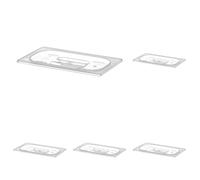 HENDI Tapa Gastronorm - PC - GN 1/4 - Transparente - 265x162 mm (Paquete de 5)