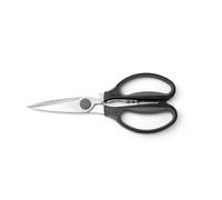 HENDI Tijeras de cocina multiusos 225mm, desmontables, hoja dentada de acero inoxidable, mango ergonómico de polipropileno, para hierbas, verduras, pescado, carne, envases y nueces