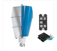 HENGJINGTR Kit de Generador Eólico Vertical de 6000W, Generador Eólico de 48V para Marina, RV, Hogar, Generador de Molino de Viento Adecuado para Sistema Híbrido Solar Eólico,220V