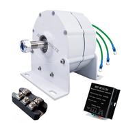 HENGJINGTR Motor eléctrico portátil de imanes permanentes de 12000W 110V / 220V, generador de levitación magnética DIY AC Alternador Motor de imanes permanentes (con Base)