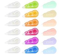 Hengxinchen 18 Piezas Mini Cinta Correctora 4 M X 5 Mm, Ratón Corrector Boligrafo, Cinta Correctora De Color Para Estudiantes, Oficina, Escuela Y Profesores