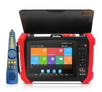 Henkion IPC CCTV Tester H20-MOVTADHSEF 8K 32MP 12MP IP Kamera Test POE++ Max 90W HD Kameratester 8MP TVI/CVI/AHD/SDI/CVBS DMM TDR WiFi Network Tools RJ45 Cable Tester 2CH SFP Port HD VGA
