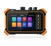 Henkion OTDR Fiber Optic Tester 1550nm 26/24dB, comprobador de fibra óptica compatible con OPM, LS, OLS, VFL, tarjeta de eventos, UTP/RJ45 TDR prueba de cable/comprobador de cable de longitud