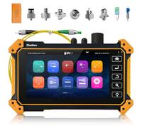 Henkion OTDR Fiber Optic Tester 1610nm 26dB - Comprobador de fibra óptica 1310/1490/1550/1577nm Prueba de fibra óptica en vivo OPM LS OLS, Event Map, comprobador de cables, herramientas de red, 8