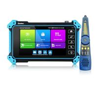 Henkion Probador CCTV IPC-5100C Plus Tester, Monitor con Pantalla Táctil IPS 5.4", 8MP AHD CVI TVI CVBS IP, Monitor de Video 4K HD, Soporte PoE PTZ WiFi RS485, Rastreador de Cable, Entrada HDMI VGA