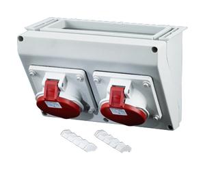 Hensel CEE Distribuidor de Corriente Caja de Conexión 400V 2x32A 5P WM2 - FP CB 213