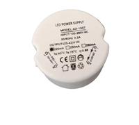 HEPBAK Fuente de alimentación Circular LED de Corriente Constante NVC, Transformador de Foco de Pista, balasto de Chip Cree 12W24W18W (Color : 9W/25-42V/220mA)