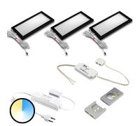 Hera Lámpara bajo mueble Dynamic LED Sky set 3 ud negro EC:EPREL:874062