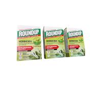 Herbicida total Roundup de 750 ml (3x250). Desherbarte De rápida y total eficacia, Sin residuos (lo mas parecido al glifosato) 330 m2.