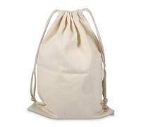 HERCHR Bolsas de algodón con cordón, bolsitas de Muselina con cordón, Sacos de lavandería Reutilizables para el hogar, los Viajes y la organización (22 x 28 cm)