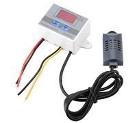 HERCHR Controlador de Humedad Digital, 0~99% R H Controlador de Interruptor de higrómetro LCD Digital Accesorios de Sensor de Humedad XH-W3005(220V)