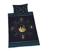 Herding Harry Potter - Juego de Ropa de Cama, Funda de Almohada de 65 x 100 cm, Funda nórdica de 160 x 210 cm, con Cremallera fácil, 100% algodón