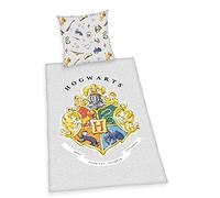 Herding Juego de Ropa de Cama de Harry Potter, Funda de Almohada de 70 x 90 cm, Funda nórdica de 140 x 200 cm, con Cremallera Suave, 100% algodón/Renforcé