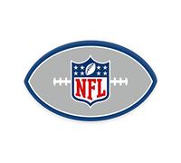 Herding NFL Cojín con Forma contorneada con diseño de la NFL, 36 x 22 cm, poliéster