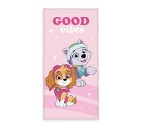 Herding Paw Patrol - Toalla de baño (70 x 140 cm, 100% algodón/Terciopelo), Color Rosa