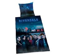 Herding Riverdale - Juego de Ropa de Cama, Funda de Almohada (80 x 80 cm, Funda nórdica de 135 x 200 cm, algodón/renforcé, Multicolor