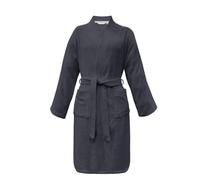 Herding Tom Tailor - Albornoz de Kimono (Talla S, 100% algodón), Color Gris