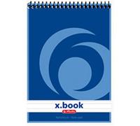 Herlitz 00110510 - Cuaderno (50 hojas, Azul, A5, 60 g/m², Papel rayado, Encuadernación espiral)