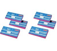 Herlitz 1-1000/892703 - Bloque de Papeles Numerados 105x50 mm, 1000 hojas, Colores Aleatorios, Paquete de 20