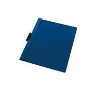 Herlitz 10312494 - Funda plástica con solapa transparente capacidad para 30 hojas de PVC color azul oscuro (Pack de 5)