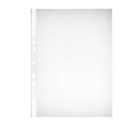 Herlitz 10468577 - Funda de plástico estándar, 50 unidades, A4, polipropileno, 0,050 mm, transparente