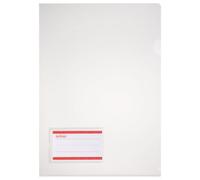 Herlitz 10913804 - Paquete de 10 etiquetas para carpetas archivadoras, blanco