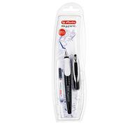 Herlitz 10999746, Pluma, my.pen, M Plumín, Negro/Blanco