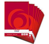 Herlitz 110510 - Cuaderno de espiral (A5, 50 hojas 10 unidades) A5