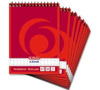 Herlitz 110510 - Cuaderno de espiral (A5, 50 hojas 10 unidades) A7