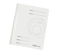 Herlitz 11092749 - Carpetas (10 unidades, A4, cartón), color blanco