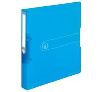 Herlitz 11205762 - Archivador de anillas (A4, polipropileno, mecanismo combinado de 2 anillas, lomo de 3,8 cm, altura de llenado de 25 mm), color azul