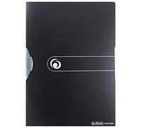 Herlitz 11217189 Polipropileno (PP) Negro archivo - Archivos (Polipropileno (PP), Negro, A4, 30 hojas)