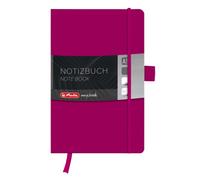 Herlitz 11369071 my.book Classic - Libreta A5, 96 hojas, papel en blanco, color fucsia
