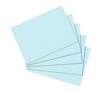 Herlitz 1150507 - Tarjetas A5, Color Azul A5