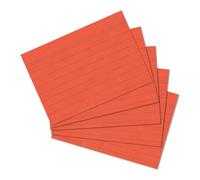 Herlitz 1150507 - Tarjetas A5, Color Naranja A5