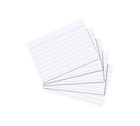 Herlitz 1150507 - tarjetas A7, color Weiß, paquete de 100 A7 Weiß