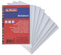 Herlitz 170639 hogar - Cuaderno (A6 50 hojas Paquete de 8