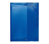 Herlitz 1948686 - Cuaderno (Caja, A4, PP), Lomo de 4 cm, Azul Translúcido