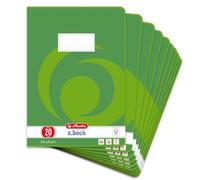 Herlitz 3322005 20 - Lote de libretas sin rayar (10 unidades, A4, 16 hojas, 8 modelos diferentes)