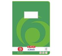 Herlitz 3322005 - Cuaderno escolar, 16 hojas, línea 20, A4