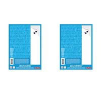 Herlitz 382408 - Lote de 2 bloques de papel (A4, 10 hojas (A5)