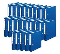 Herlitz 5450408 maX.file protect - Archivador (A4, 5 cm, con placa trasera), color azul