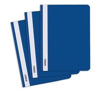 Herlitz Carpetas de plástico A5, 10 unidades, color azul