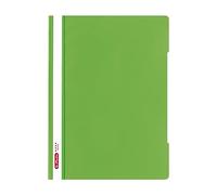 Herlitz Carpetas de plástico de calidad A4, color verde claro, 10 unidades