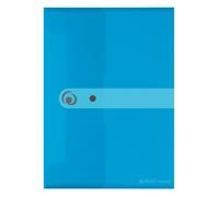 Herlitz Easy Orga To Go - Lote de sobres con cierre de broche (6 unidades, polipropileno, A4), color azul