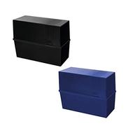 Herlitz Fichero A5 vacío, azul o negro