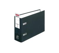 Herlitz max.file Protect - Archivador de palanca con anillas (A5), color negro