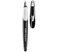 Herlitz my.pen L-Nib Pluma - Negro/Blanco